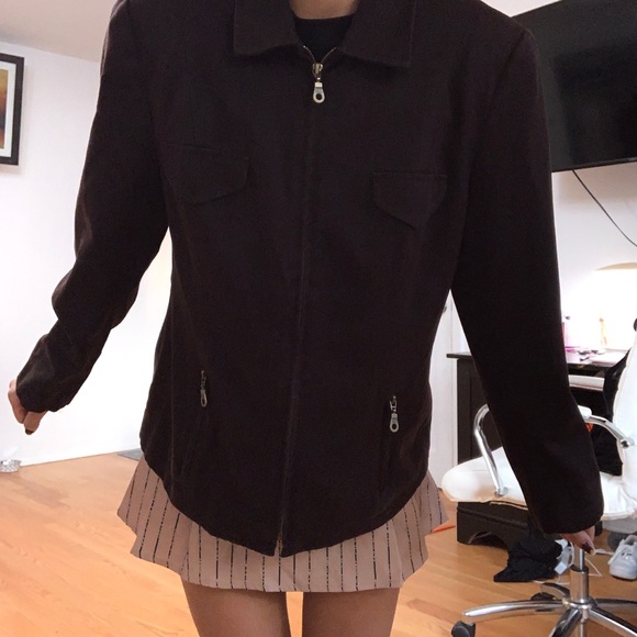 Vintage Brown Fall Jacket - Picture 2 of 3